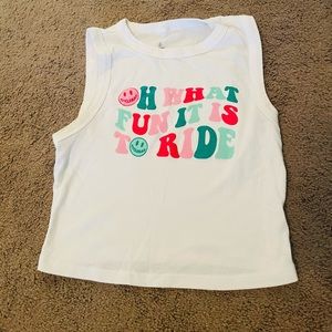 Cyclebar cropped tank
